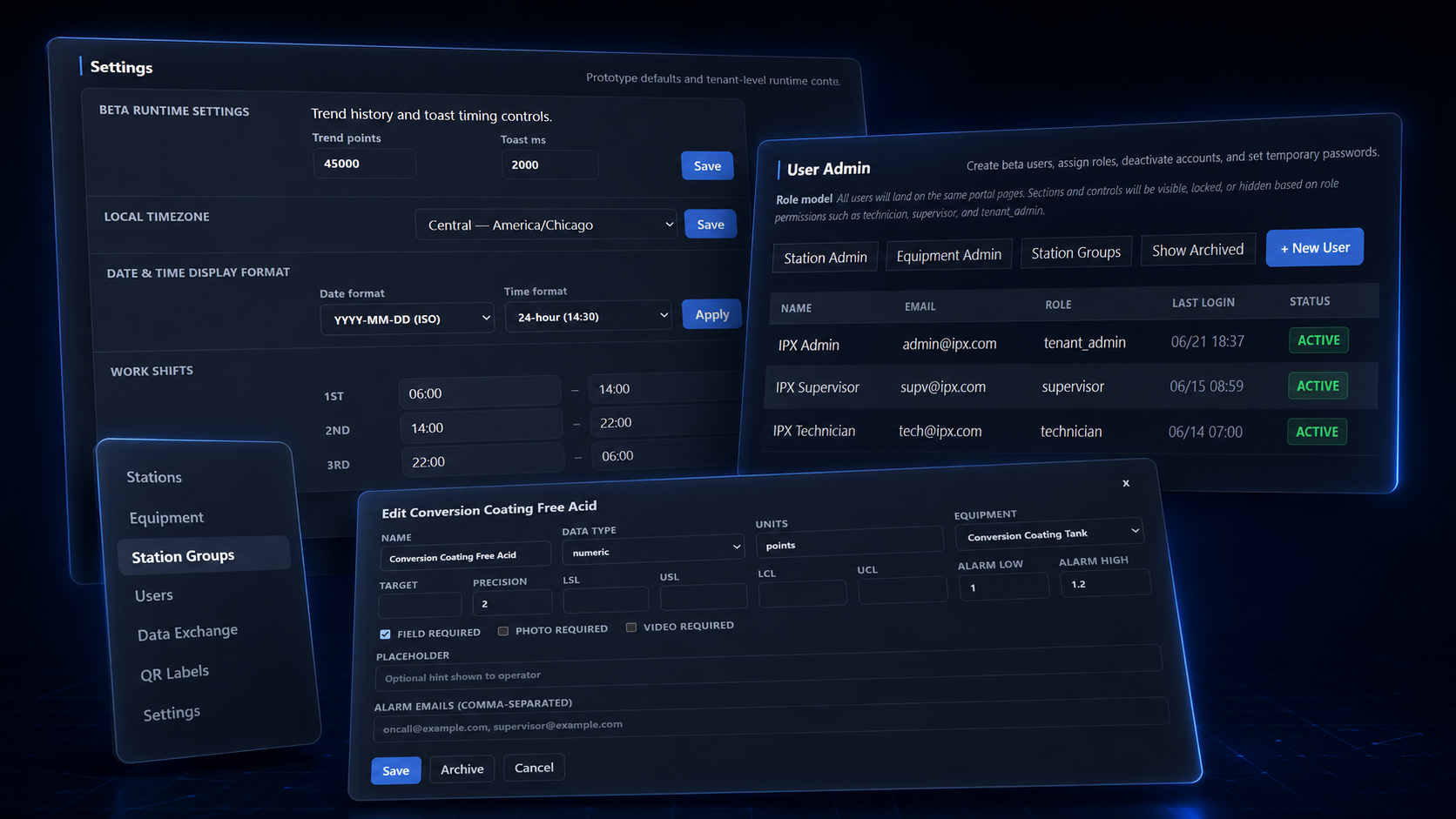 IPX platform screenshot
